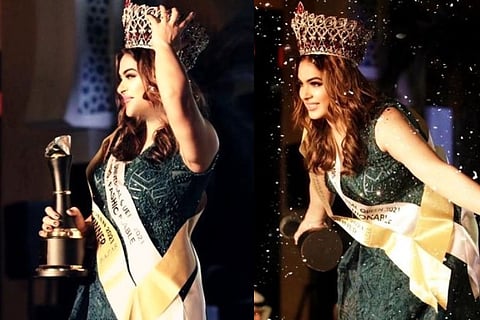 Model Bharti Monga wins Mrs Universal Queen 2021 title (Image source: Instagram/@bharti_monga123)