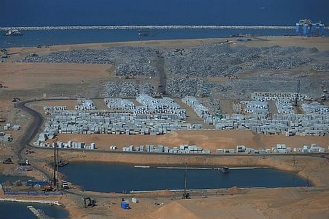 A view of Colombo Port City (Source: ANI)
