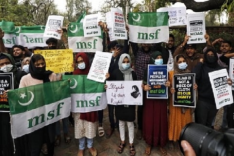 Inder Singh Parmar on Tuesday said that hijab will not be allowed in schools in the state