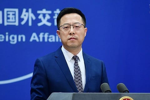 China's Foreign Ministry's spokesperson Zhao Lijian (Image Credit: ANI)