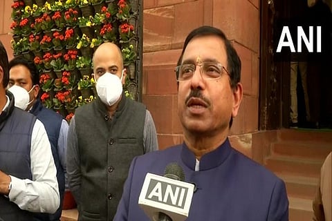 Union Minister of Parliamentary Affairs Pralhad Joshi (Image credit: ANI)