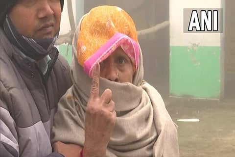 Voting underway for the first phase of Uttar Pradesh Elections (Image credit: ANI)