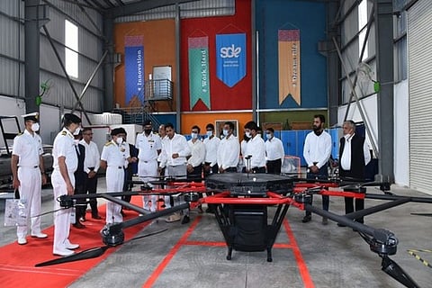 Visual from the flight trials of 'Varuna' (Photo/ANI)