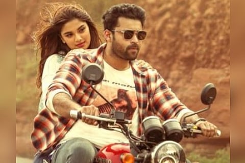 Varun Tej and Saiee Manjrekar in 'Ghani'
