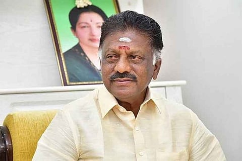O Panneerselvam. File photo