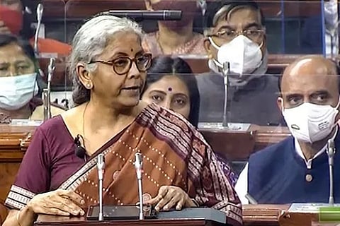 Finance Minister Nirmala Sitharaman