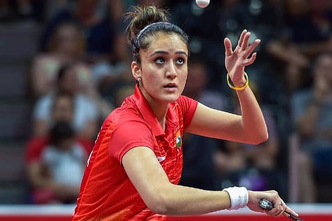 Commonwealth Games gold-medallist Manika Batra (Image Courtesy: PTI)