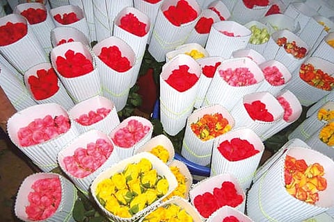 Roses kept ready for exporting ahead of V-Day in Krishnagiri
