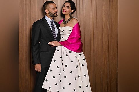 Actress Sonam Kapoor Ahuja and her husband Anand Ahuja (Image Source: ANI)