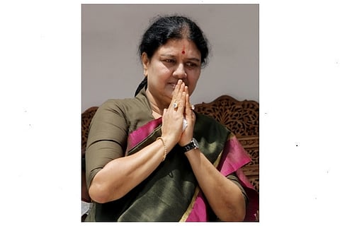 Former interim general secretary of the AIADMK V.K. Sasikala