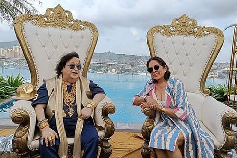 Bappi Lahiri, Neena Gupta (Image source: Instagram)