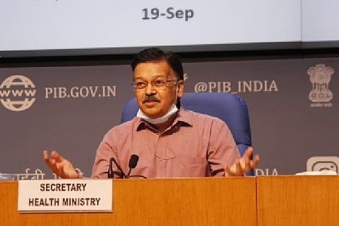 Union Health Secretary Rajesh Bhushan