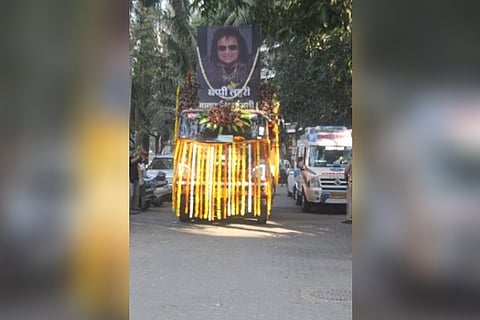 Bappi Lahiri procession.