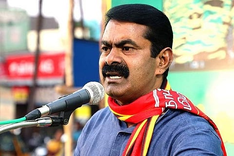 Naam Tamilar Katchi chief Seeman (File)