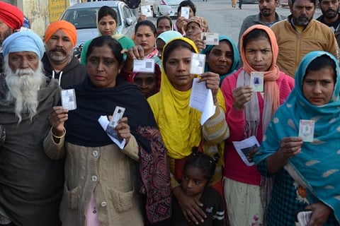 Public ready to cast their vote (Source: IANS)