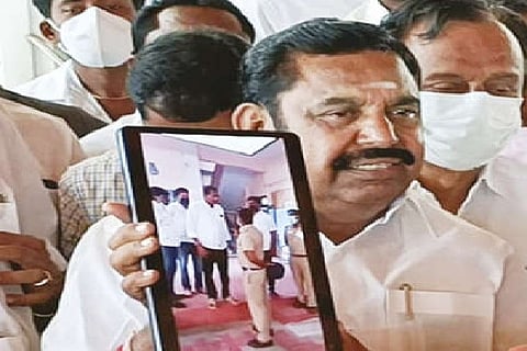 Edappadi K Palaniswami in Salem on Sunday