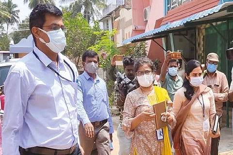 The CBI sleuths at the Sacred Heart HSS, Michaelpatti