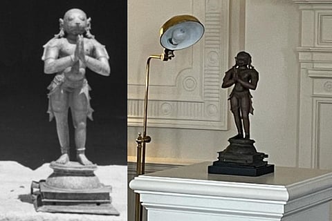 The 500-year- old Hanuman idol stolen from TN auctioned at Chirstie?s in New York (File)