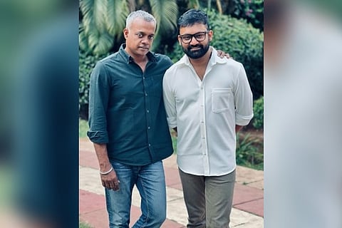 Goutham Menon with Manu Anand.