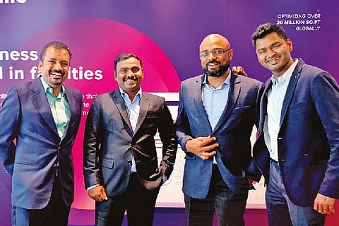 (L-R) - Yogendra Babu, Prabhu Ramachandran, Krishnamoorthy Rangasamy, Rajavel Subramanian