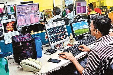 High crude oil prices along with subdued global indices added weight to the downtrend