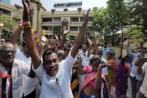 DMK candidate Shamina Selvam has won the Chennai Corporation election