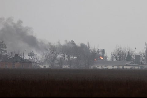 Missiles been fired on Ukraine