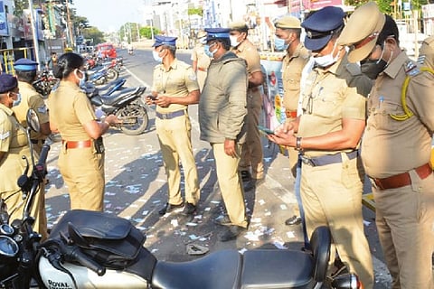 Police scanned the images of the CCTVs fixed in the neighbourhood