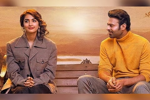 Prabhas and Pooja Hegde in 'Radhe Shyam' (Image credit: IANS)