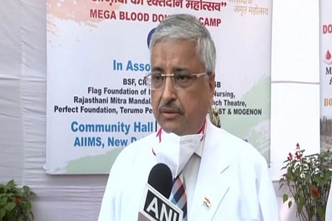 AIIMS Director Randeep Guleria (Image credit: ANI)