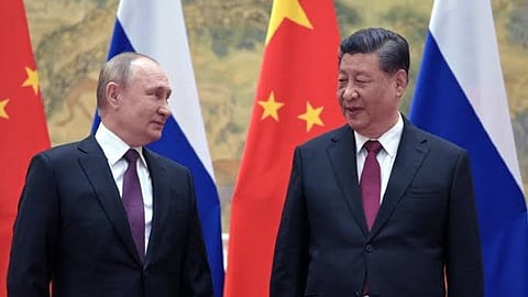 China's President Xi Jinping and Russian President Vladimir Putin