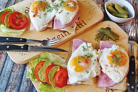 Eggs are a good source of protein