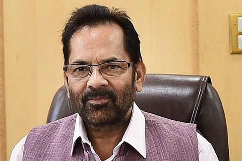 Union Minister Mukhtar Abbas Naqvi