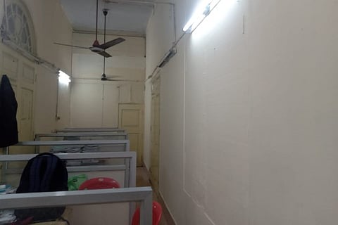 A small office of a government law officer inside HC campus