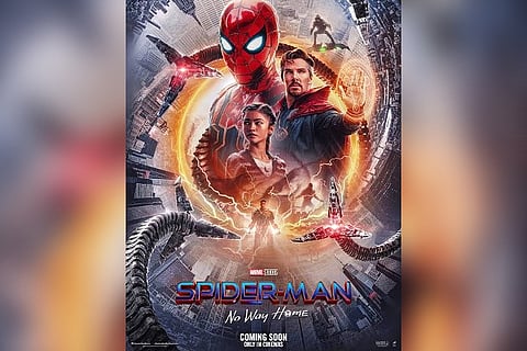 Poster of 'Spider Man: No Way Home' (Image source: IANS)