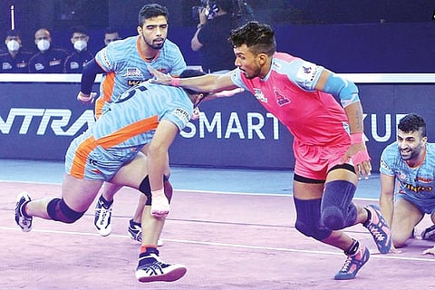Arjun Deshwal picked up 16 points for Pink Panthers