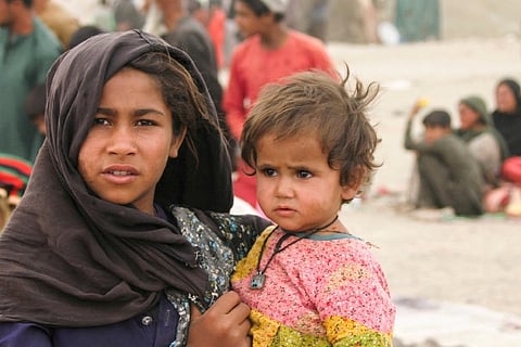 An Afghani mother with her child. Representative image: Reuters