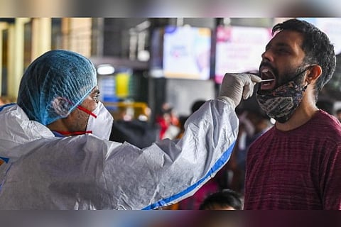 Centre has urged nine states and union territories to ramp up Covid testing (Image credit: AFP)