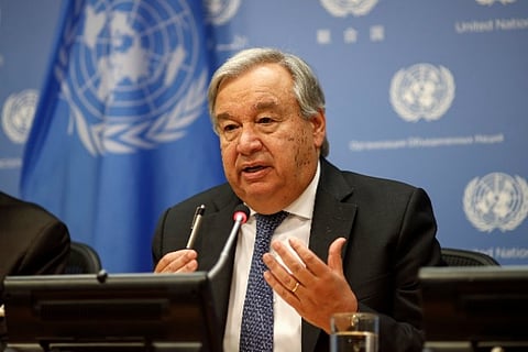 UN chief Antonio Gutteres. File photo