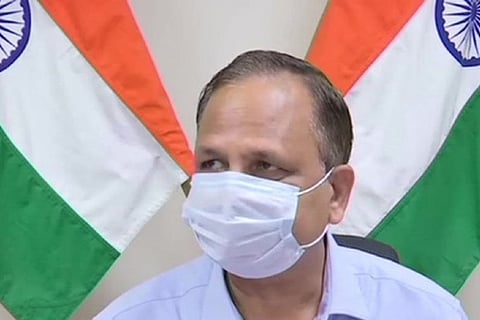 Health Minister Satyendar Jain (Image credit: ANI)
