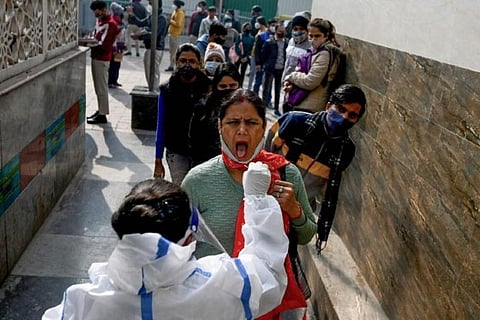 According to some experts, further spread of Omicron may lead to other mutations (Image credit: AFP)