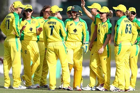 Australian Women cricket team. File photo