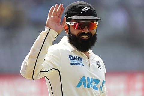 India-born New Zealand cricketer Ajaz Patel (Image Courtesy: ANI)