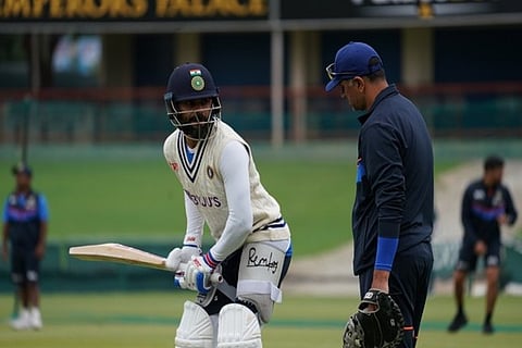 Indian Cricketer Virat Kohli and Indian head coach Rahul Dravid (Image Courtesy: ANI)