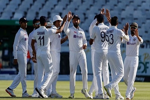 Team India in action against South Africa (Image Courtesy: ANI)