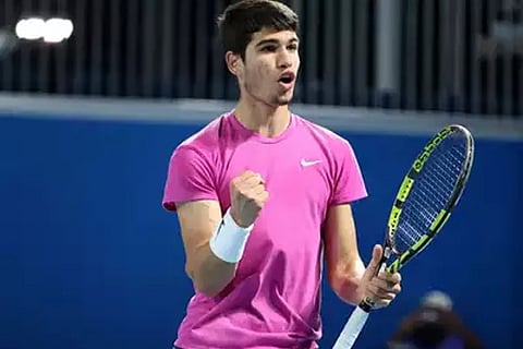 Spanish tennis player Carlos Alcaraz Garfia (Image Courtesy: AFP)