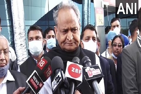 Rajasthan Chief Minister Ashok Gehlot (Image credit: ANI)