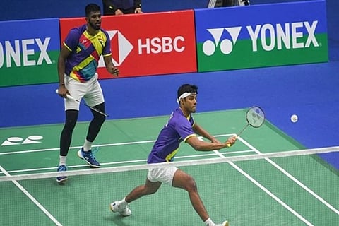 Chirag Shetty and Satwiksairaj Rankireddy (Image Courtesy: ANI)