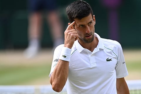 Serbian tennis player Novak Djokovic (Image Courtesy: Reuters)