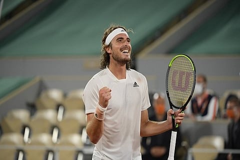 Greek tennis player Stefanos Tsitsipas (Image Courtesy: ANI)